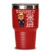 1st Wedding Anniversary for Husband Donald Trump Insulated Tumbler Happily Married Gifts You've Been A Great Husband For 1 Year Funny Gag Gifts From W view 1