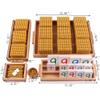 Kghios Montessori Golden Beads Materials Decimal System Bank Game Montessori Math Toys Mathematics Teaching Aids Materials Baby Preschool Education Toys view 2