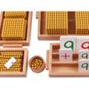 Kghios Montessori Golden Beads Materials Decimal System Bank Game Montessori Math Toys Mathematics Teaching Aids Materials Baby Preschool Education Toys view 4