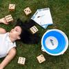 Giant Wooden Yard Dice  Splinter-Free and Crack-Proof Wood  Jumbo Size with Collapsible Bucket - 2 Dry Erase Score Cards - Indoor/Outdoor - Play Many Games  Fun and Engaging Game Time  Ideal Gift view 3