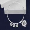 5 Pack Colon Cancer Awareness Retractable Charm Bracelets - Beautiful Dark Blue Ribbon Bracelets for Colon Cancer & Rectal Cancer Awareness view 2