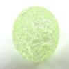 Big Game Toys~25mm (1") Lunar TIC Glow Glow in The Dark Moon Marble w/Stand Shooter Glass MIB Green Speckled view 3