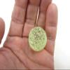 Big Game Toys~25mm (1") Lunar TIC Glow Glow in The Dark Moon Marble w/Stand Shooter Glass MIB Green Speckled view 4