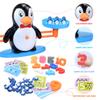 BAKAM Penguin Balance Scale Number Counting Blocks Games for Kids Ages 3-5, Montessori Math Games for Kids 5-7, Preschool Kindergarten Learning Activities, STEM Educational Toys for 3+ Year Old view 3