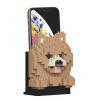 JEKCA Pomeranian Phone Stand 01S | Dog Plastic Building Blocks | Stationary | Age 14+ view 1