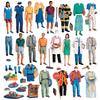 Fun Express Community Helpers Flannelboard Set - 44 Pieces - Educational and Learning Activities for Kids view 1