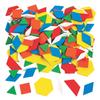 Fun Express Wooden Pattern Blocks - 250 Pieces - Educational and Learning Activities for Kids view 1