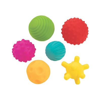 Fun Express Sensory Ball Set - 6 Pieces - Educational and Learning Activities for Kids