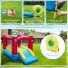 HONEY JOY Inflatable Bounce House, Jumping Castle with Slide, Oxford Carrying Bag, Basketball Rim, Air Bouncer for Kids Indoor Outdoor Play (with 480W Blower) view 4