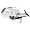 MightySkins Carbon Fiber Skin for DJI Mavic Mini Portable Drone Quadcopter Carbon Fiber Skin - Viper Snow | Protective, Durable Textured Carbon Fiber Finish | Easy to Apply, Remove | Made in The USA view 1