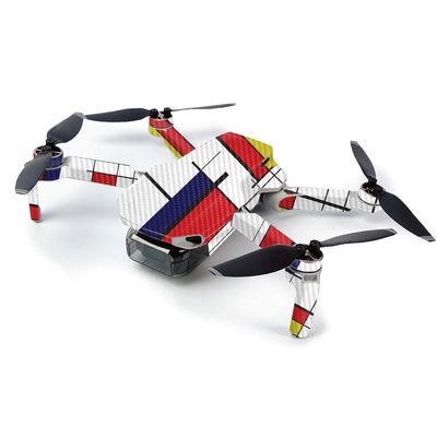 MightySkins Carbon Fiber Skin For DJI Mavic Mini Portable Drone Quadcopter Carbon Fiber Skin - Deco | Protective, Durable Textured Carbon Fiber Finish | Easy To Apply, Remove | Made in the USA, Model Number: CF-DJMAVMIN-Deco