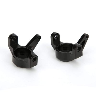 Dilwe RC Steering Cup, 2Pcs Aluminum Alloy RC Accessories Front Steering Knuckle C Block Compatible for Axial Wraith RR10 90048 AR60 1/10 RC Car Car Model Accessory