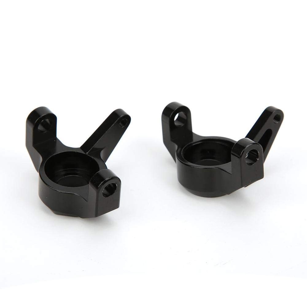 Dilwe RC Steering Cup, 2Pcs Aluminum Alloy RC Accessories Front Steering Knuckle C Block Compatible for Axial Wraith RR10 90048 AR60 1/10 RC Car Car Model Accessory
