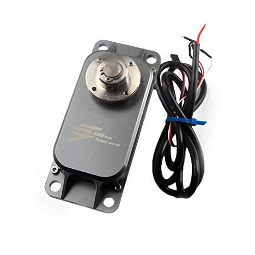 HAPPYMODEL 200kg / 400kg High Torque Metal Servo Steering Gear Suitable for 12v-24v Large Robot Arm DIY Models (200kg)