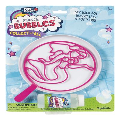Toysmith Mythical Bubbles Kit - Wand, Tray and Bubbles - Assorted Styles