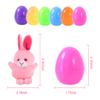 Twister.CK 18 Pack Easter Eggs Filled with Mini Plush Animals Stuffed Toy for Kids Easter Basket Stuffers/Fillers, Easter Eggs Hunt, Easter Party FavorGift Exchange, Classroom Prize view 4