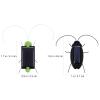 2Pcs Solar Powered Insect Toys, Educational Fake Roaches Grasshopper Insect Moving Toys Teaching Toys for Kids Birthday, Christmas, Halloween, Party Favor view 2