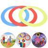 Akozon 9.4 inch 3PCS Juggling Rings - Blue, Red, Yellow - Kids & Adults - Circus/Clown Theme - Improve Hand-Eye Coordination view 2