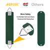 AGPTEK Swing Set, Seat with 66 Inch Anti-Rust Chains Thermoplastic Coated, Support 250lb, Cushion Accessories Replacement with Snap Hooks for Outdoors, Playground, Jungle & Gym - Green view 3
