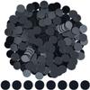 Coopay 1-1/5 inch Plastic Learning Counters Disks Bingo Chip Counting Discs Markers for Math Practice and Poker Chips Game Tokens, 200 Pieces(Black) view 2