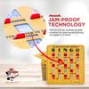 MR CHIPS Jam-Proof Bingo Cards with Sliding Windows, 50 Reusable Shutter Cards, 75 Calling Cards 1 Master Board in Woodgrain Style view 2