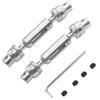 2PCS ShareGoo Metal RC Car Drive Shaft CVD Center Driving Shaft Dogbone 58-72mm Compatible with WPL HengLong 1/16 RC Military Truck Crawler Car view 1