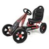 hauck Cyclone Pedal Go Kart with Adjustable Bucket Seat, 12 Inch EVA Foam Plastic Wheels, Handbrake for Rear Wheels - Ride On Toy for Kids 4-10 Years view 1