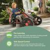 hauck Cyclone Pedal Go Kart with Adjustable Bucket Seat, 12 Inch EVA Foam Plastic Wheels, Handbrake for Rear Wheels - Ride On Toy for Kids 4-10 Years view 3