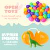JOYIN 200Pcs Prefilled Easter Eggs with Assorted Toys Plus Stickers Inside, Easter Eggs Filled for Kids, Basket Stuffers, Egg Hunt, Party Favors, Classroom Prize Supplies view 3