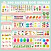 JOYIN 200Pcs Prefilled Easter Eggs with Assorted Toys Plus Stickers Inside, Easter Eggs Filled for Kids, Basket Stuffers, Egg Hunt, Party Favors, Classroom Prize Supplies view 4