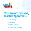 hand2mind-93538 Take Home Math Manipulatives Kit for Kids Grade K-2, with Snap Cubes, Base Ten Blocks, Cuisenaire Rods, Pattern Blocks, Color Tiles and Learning Clock, Homeschool Supplies (292 Pieces) view 2