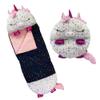 Happy Nappers Pillow & Sleepy Sack- Comfy, Cozy, Compact, Super Soft, Warm, All Season, Sleeping Bag with Pillow- Medium 54 x 20, Shimmer Unicorn view 2