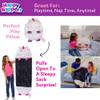 Happy Nappers Pillow & Sleepy Sack- Comfy, Cozy, Compact, Super Soft, Warm, All Season, Sleeping Bag with Pillow- Medium 54 x 20, Shimmer Unicorn view 4