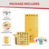 MR CHIPS Jam-Proof Bingo Cards with Sliding Windows, 25 Reusable Shutter Cards, 75 Calling Cards 1 Master Board in Gold Rush Style view 3