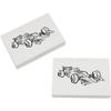 Azeeda 2 x 45mm 'Sports Race Car' Erasers/Rubbers (ER00023154) view 1