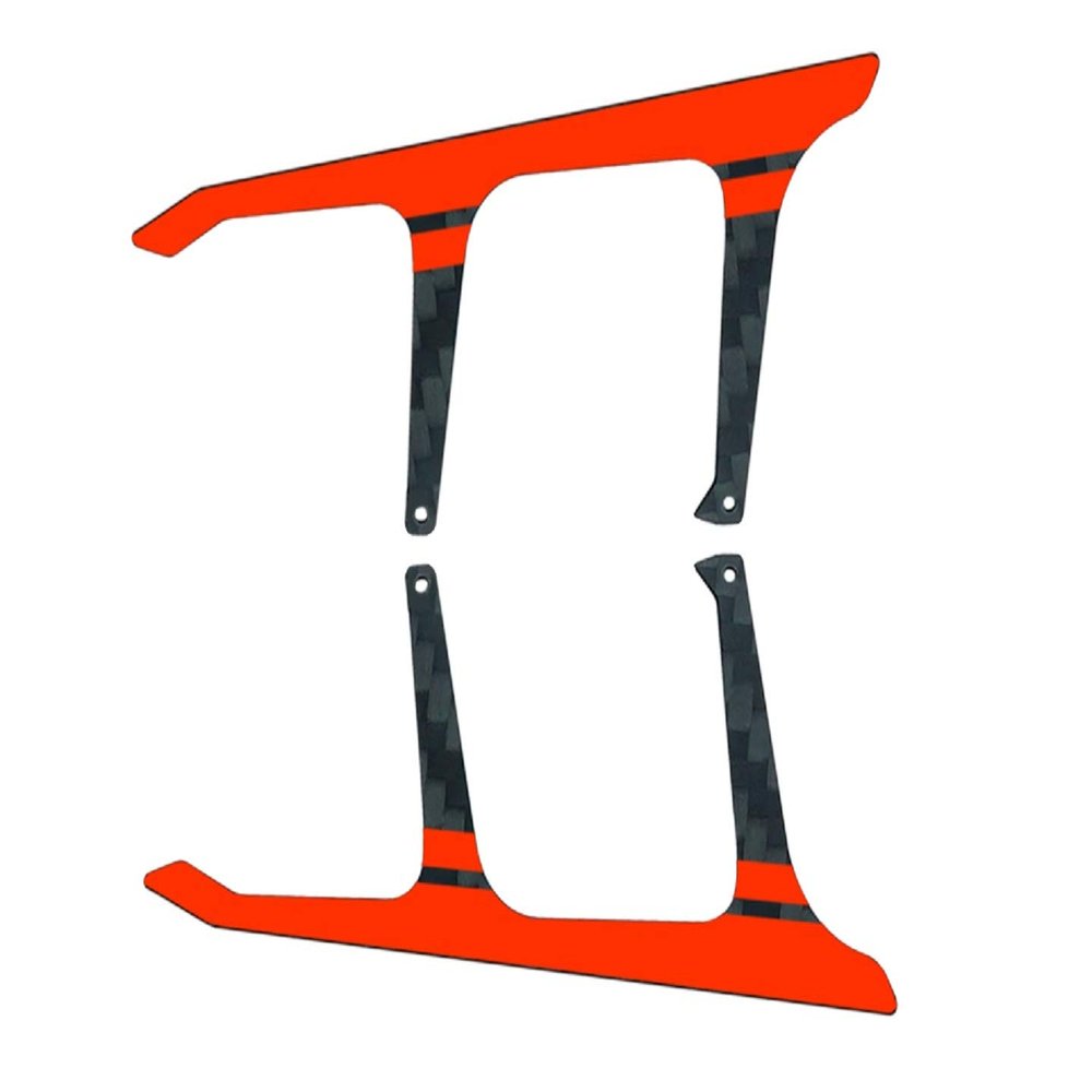 Microheli Low Profile Carbon Fiber Landing Skid U Style (RD)(for MICROHELI MCPX BL2 Landing Gears) (MH-MBL2006LUR)