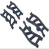 RPM Suspension Arms A-Arms Set Front & Rear BLACK For Arrma Outcast Kraton 4s BLX ARA102690, ARA102692 view 1