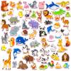 SpriteGru 60 PCS Cartoon Animals Zoo Magnets for Toddlers Kids, Perfect Preschool Learning view 1