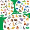 SpriteGru 60 PCS Cartoon Animals Zoo Magnets for Toddlers Kids, Perfect Preschool Learning view 4