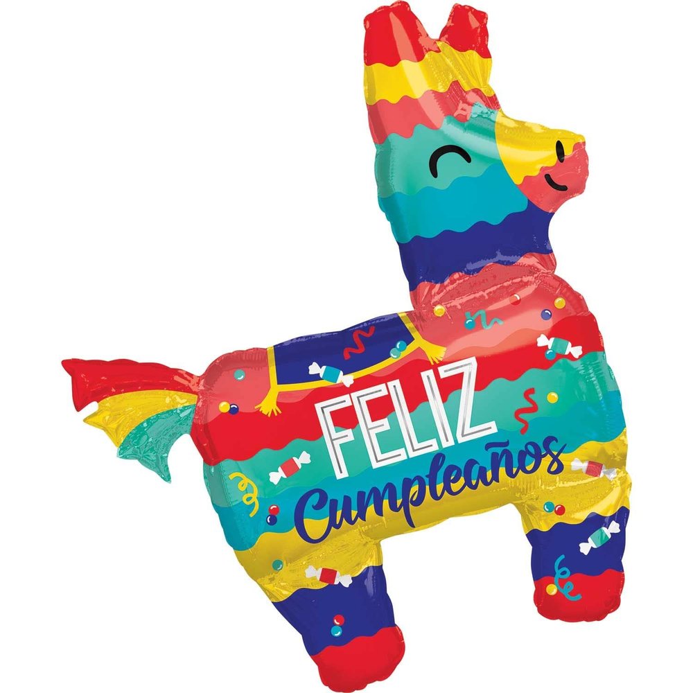 Anagram Feliz CUMPLEANOS Pinata Super Shape