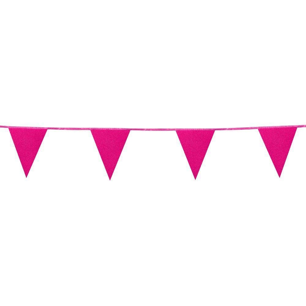 Boland 10201763 Bol20003 Cardboard Flags with Glitter, Multi-Coloured