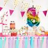 Boland 10201763 Bol20003 Cardboard Flags with Glitter, Multi-Coloured view 3