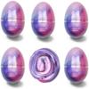 Anditoy 5 Pack Slime Eggs Stress Relief Toys Easter Eggs for Kids Boys Girls Easter Basket Stuffers Gifts Party Favors (Blue+Pink+Purple) view 1