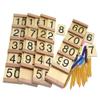 Kghios Montessori Math Toys Material for Toddlers Seguin Boards with Beads Home Edition,Montessori Seguin Boards & Beads view 1