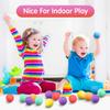 Gejoy 24 Pieces Soft Foam Balls Bulk Lightweight Mini Balls for Safe Indoor Toys Fun Assorted Colors Sponge Balls Birthday Party Favors Bag Gifts for Boys and Girls(1.57 Inch) view 3