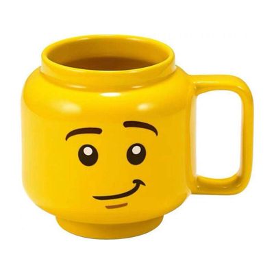 SUNS Figures ceramic mug kids expression cups gifts for children yellow smiley mugs