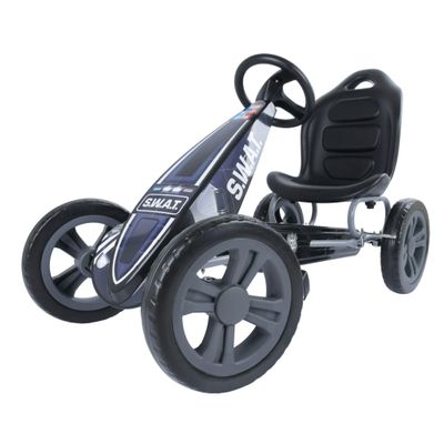 hauck Cyclone Pedal Go Kart with Adjustable Bucket Seat for Kids Ages 4 to 8, S.W.A.T.