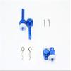 Aluminum Front & Rear Magnetic Body Mount for 1/10 For Traxxas Ford GT 4-Tec 2.0 (83056-4) - 4Pc Set Blue view 1