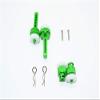 Aluminum Front & Rear Magnetic Body Mount for 1/10 For Traxxas Ford GT 4-Tec 2.0 (83056-4) - 4Pc Set Green view 1