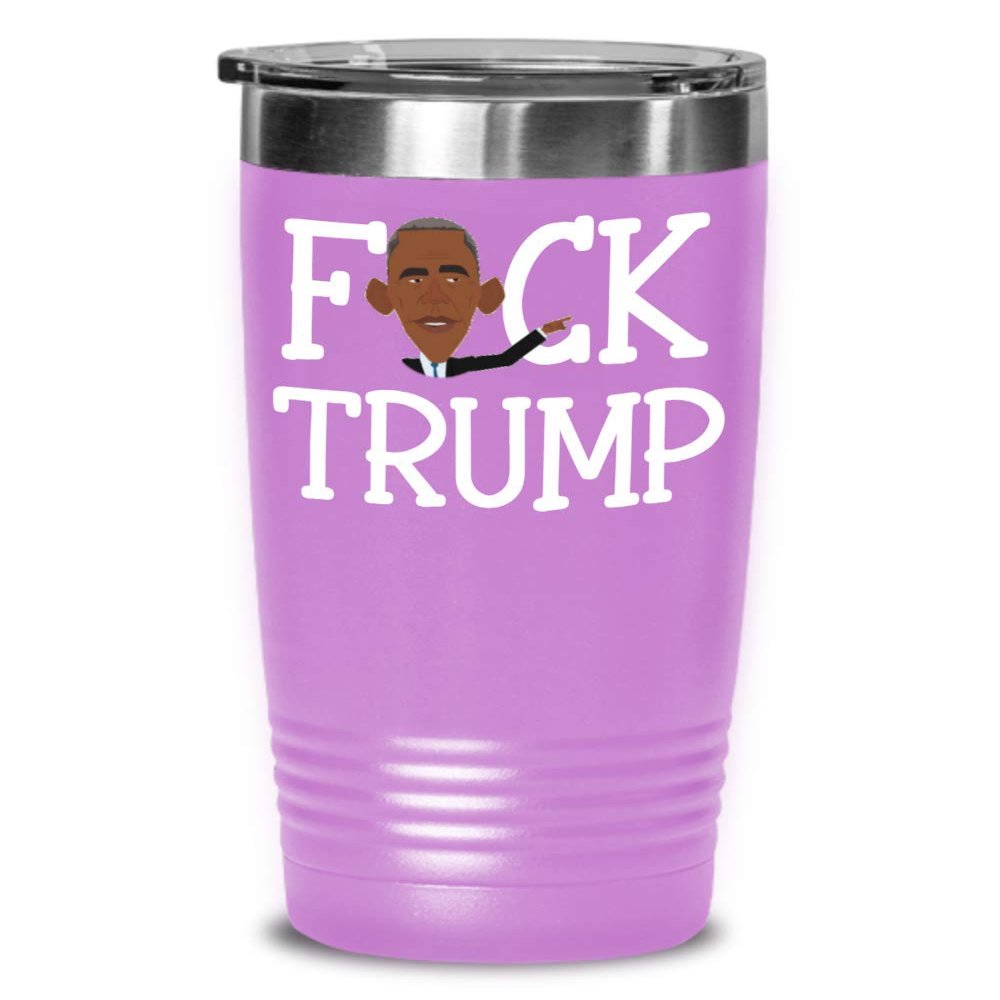 F Trump Tumbler Funny Obama Anti Pendejo Hate Donald Sucks Coffee Comment Tea Cup Gag Gift for Men and Women